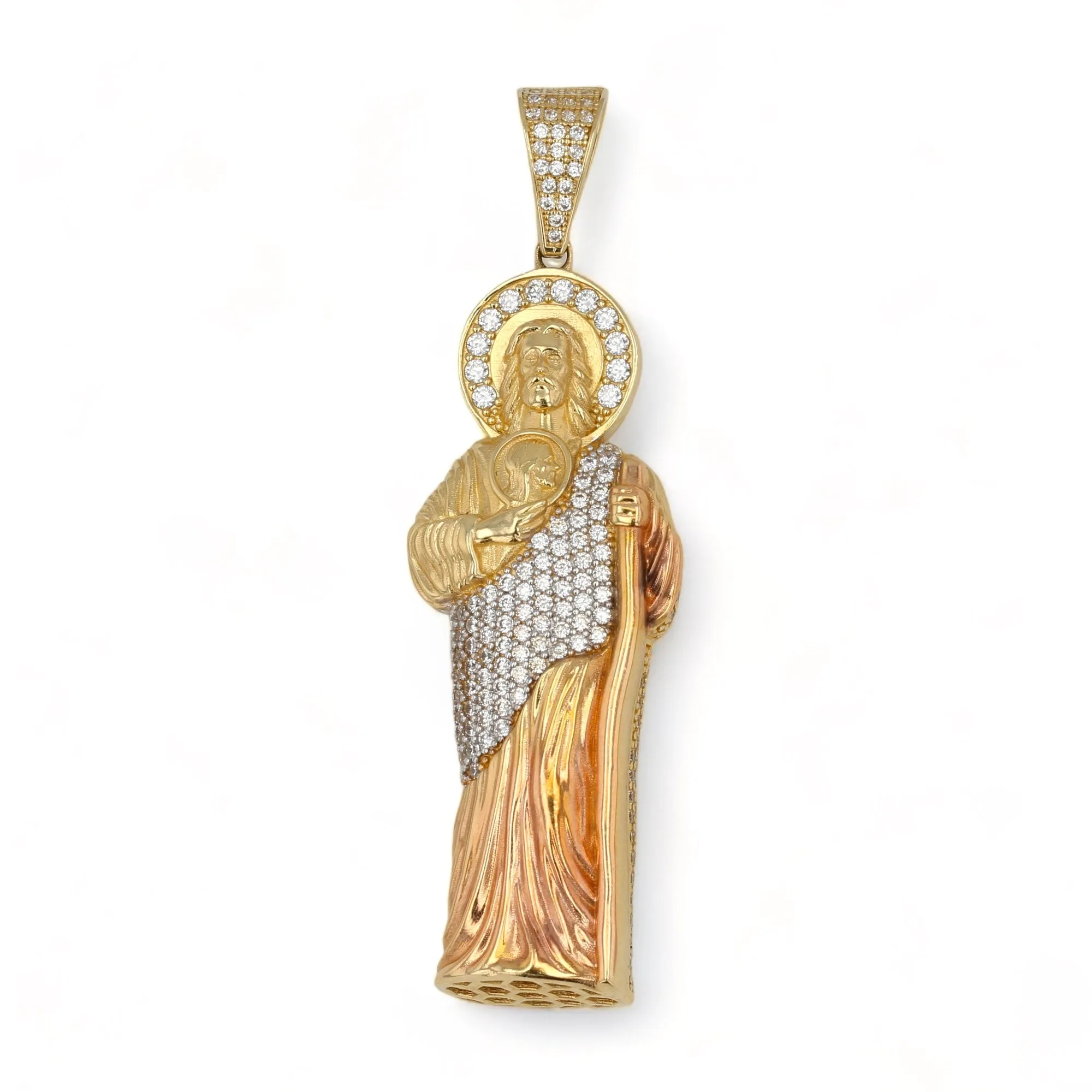 14K Yellow gold San Jude pendant-317889