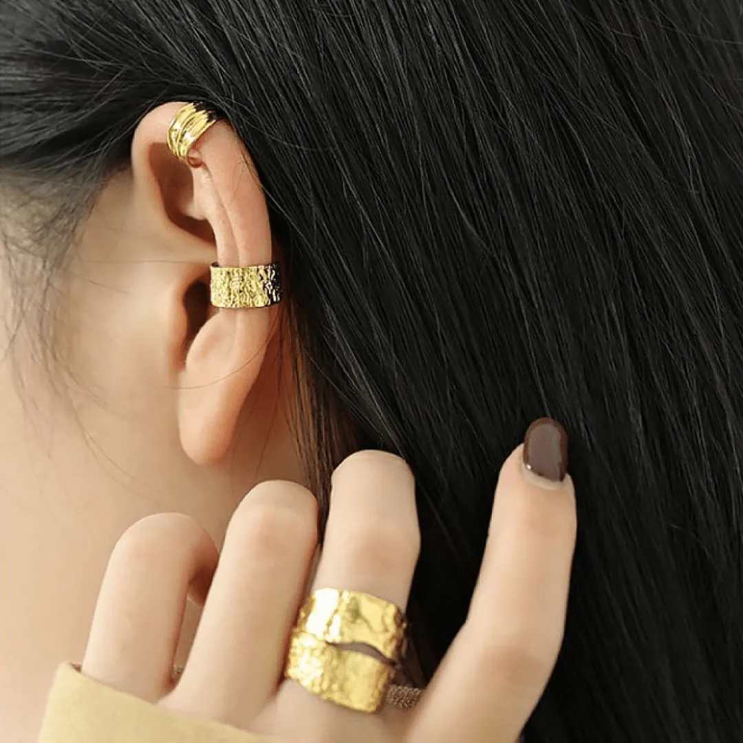 18K Gold Vermeil Pia Ear Cuff