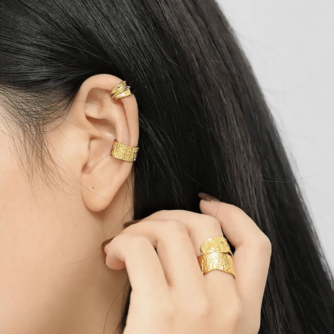 18K Gold Vermeil Pia Ear Cuff