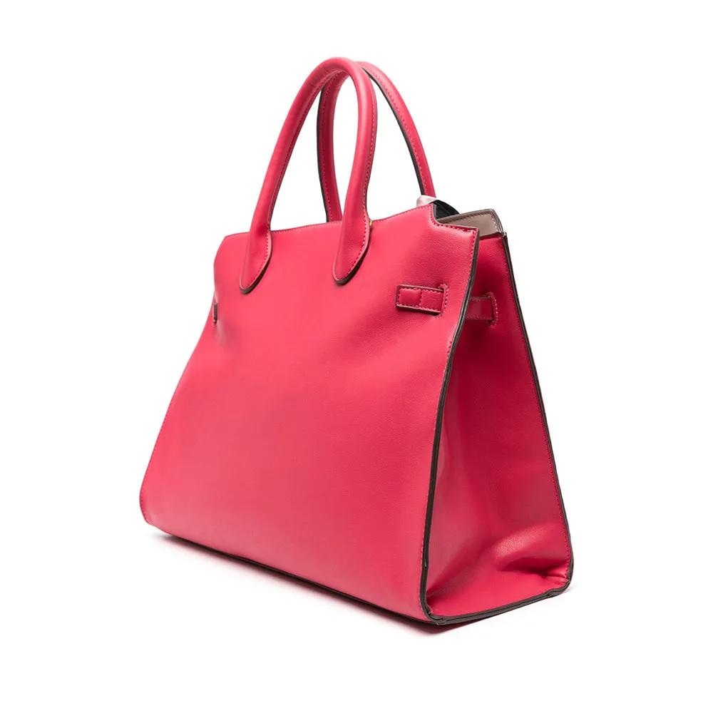 Borsa Donna Shopping a Mano LIU JO Rossa con Foulard