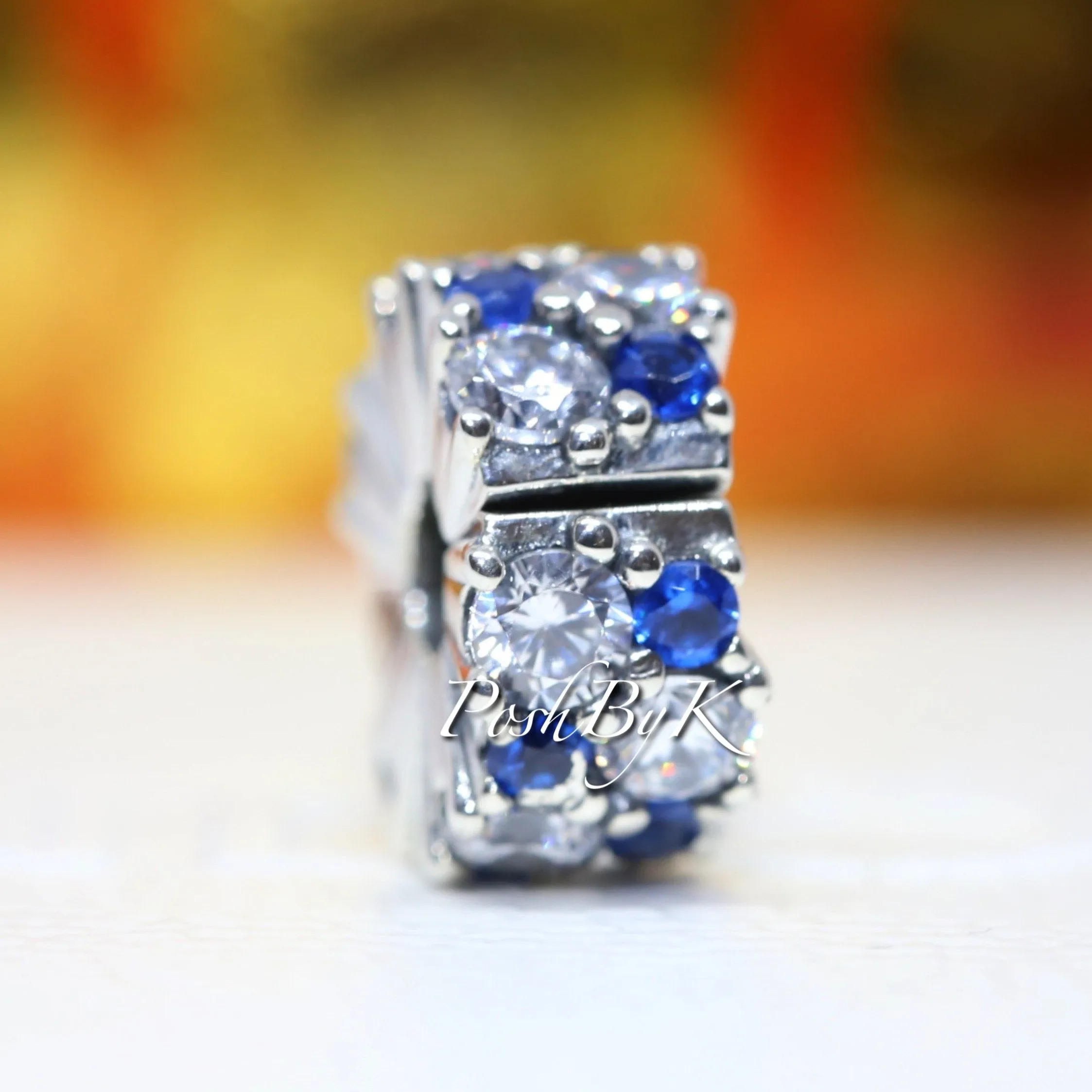 Clear & Blue Sparkling Clip 799171C01