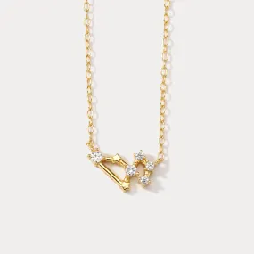 Constellation Silver Necklace - Leo