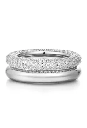 Double Amalfi Ring-Silver