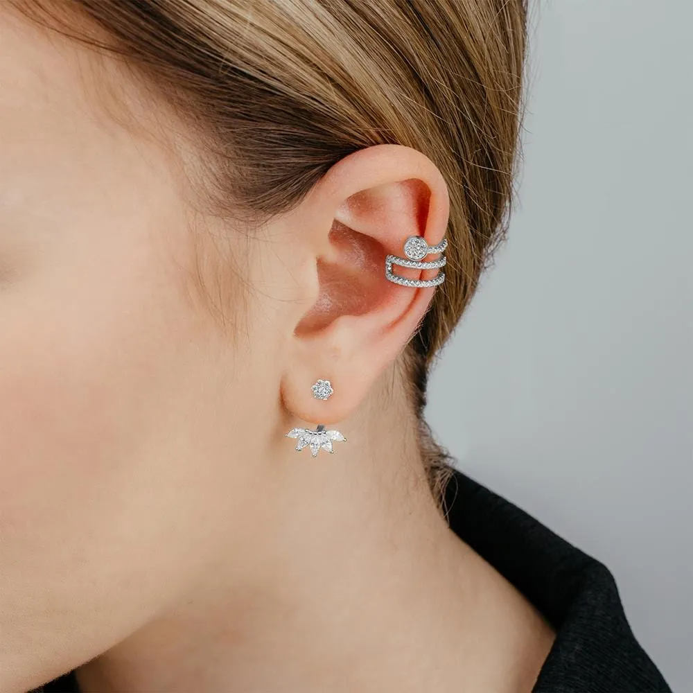 Ear cuff One Plata