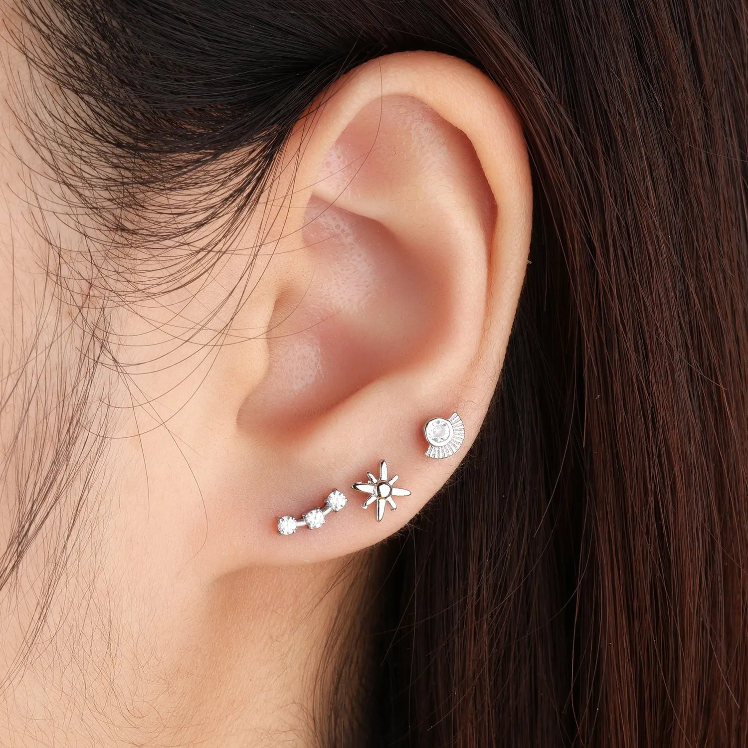 Eight-pointed Star Stud