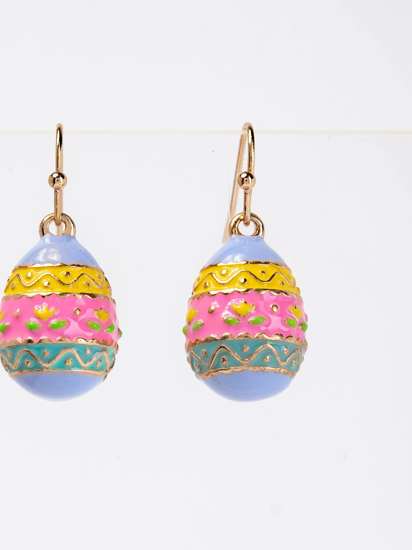 Ella Multicolor Easter Eggs Drop Earrings