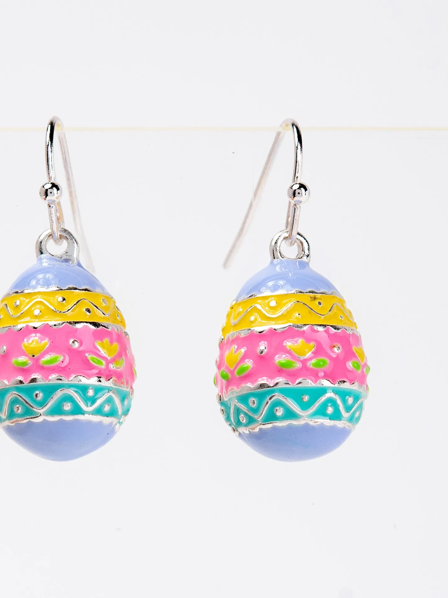 Ella Multicolor Easter Eggs Drop Earrings