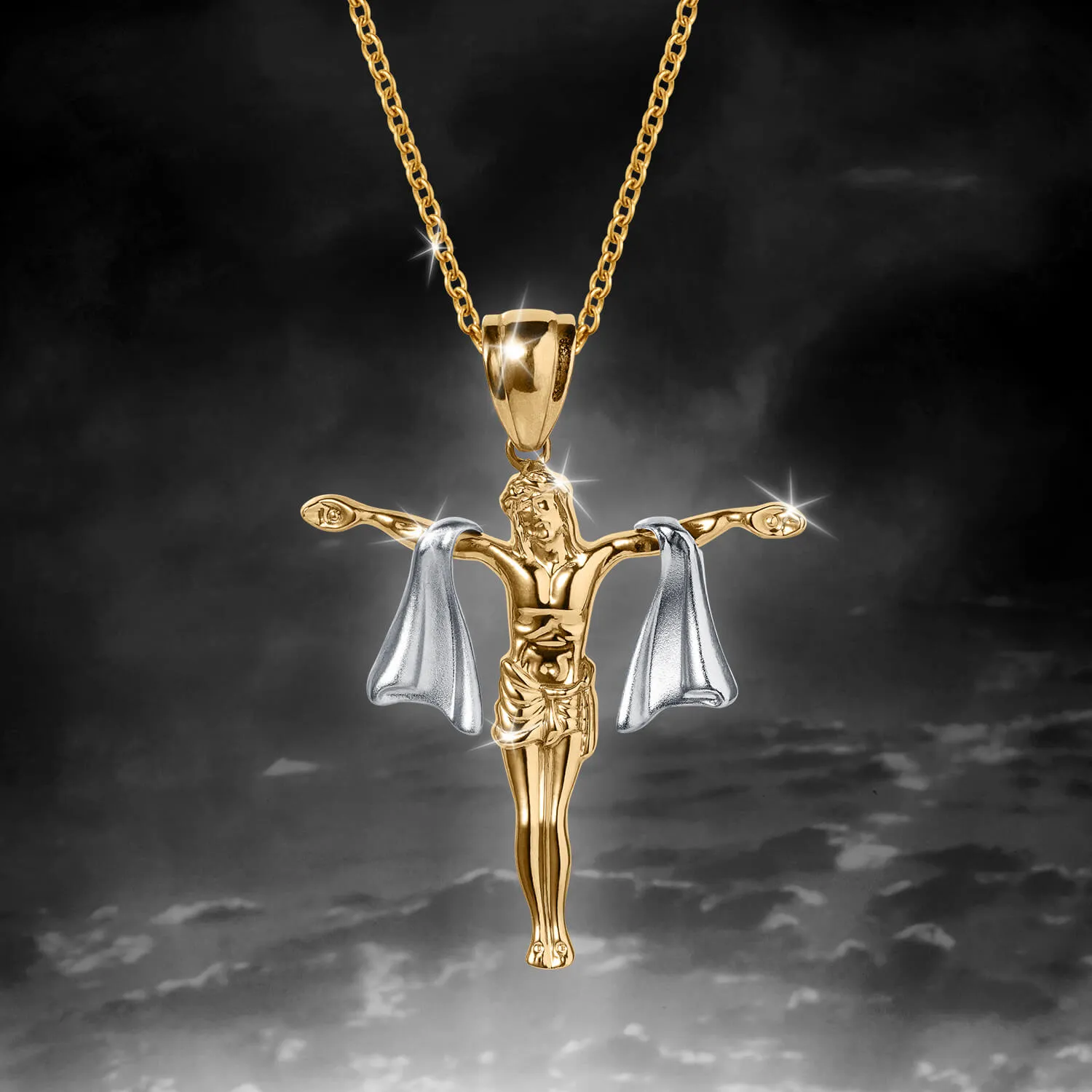 Enrobed Crucifix Pendant