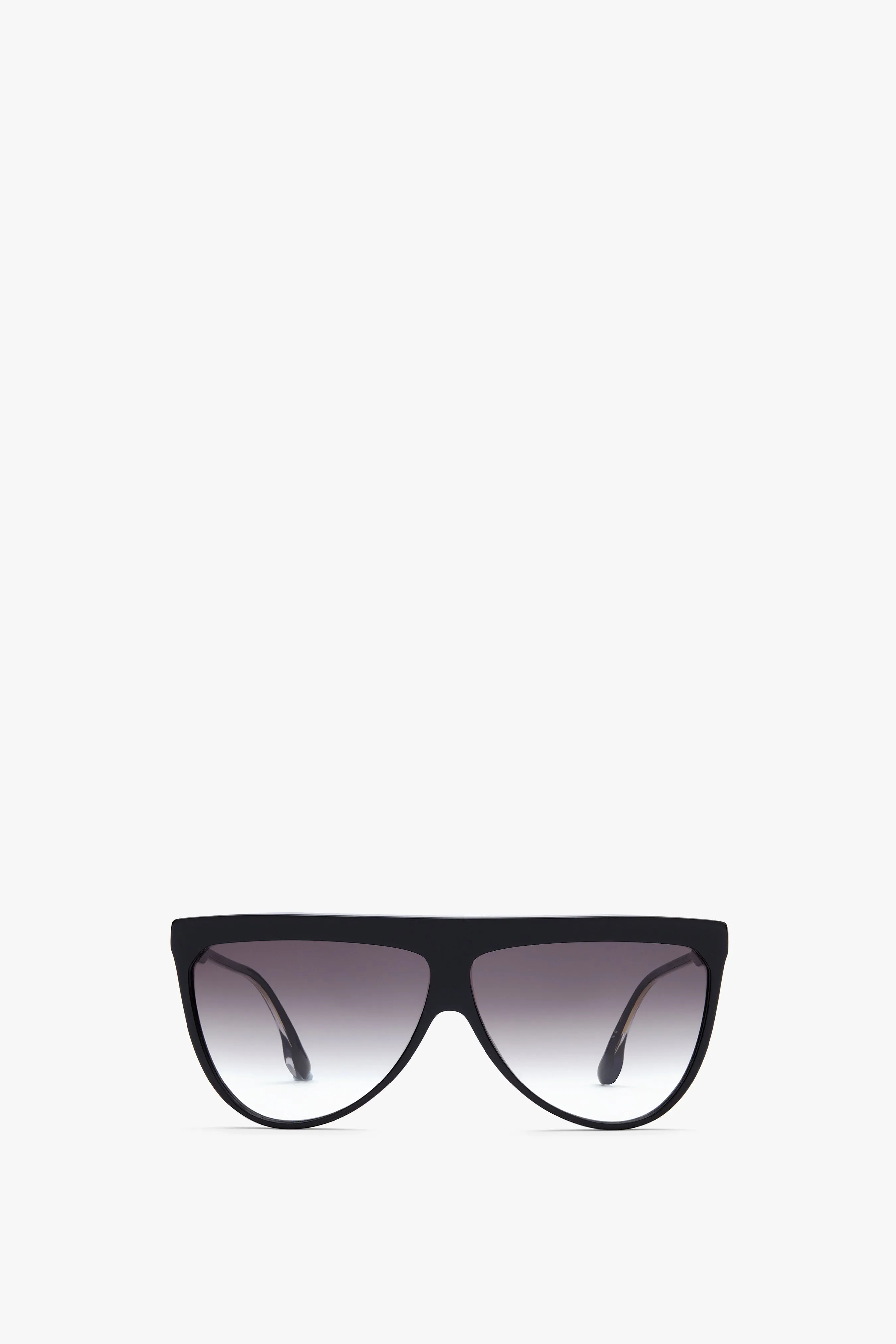 Flat Top V Sunglasses in Black