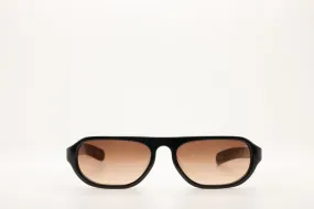 FLATLIST PENN Solid Black Brown / Gradient sunglasses