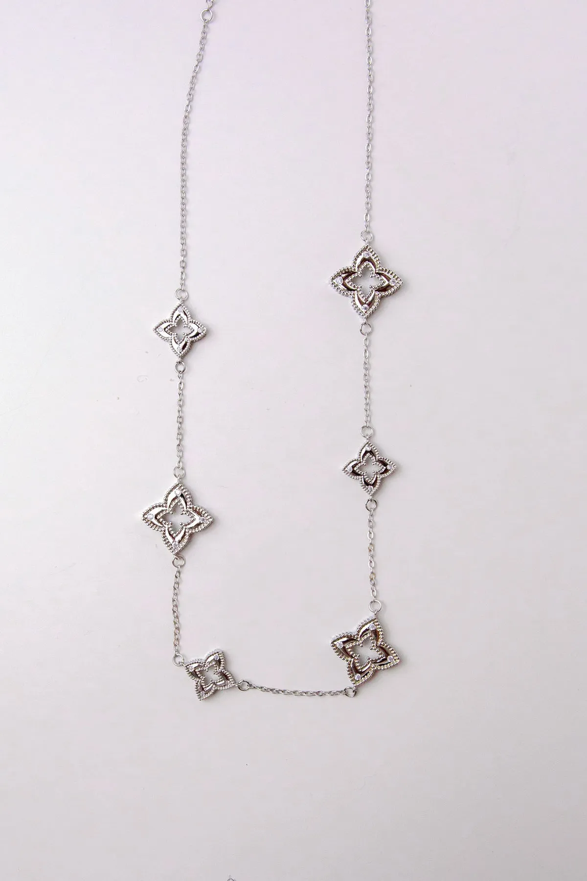 In Bloom Stainless Steel Necklace