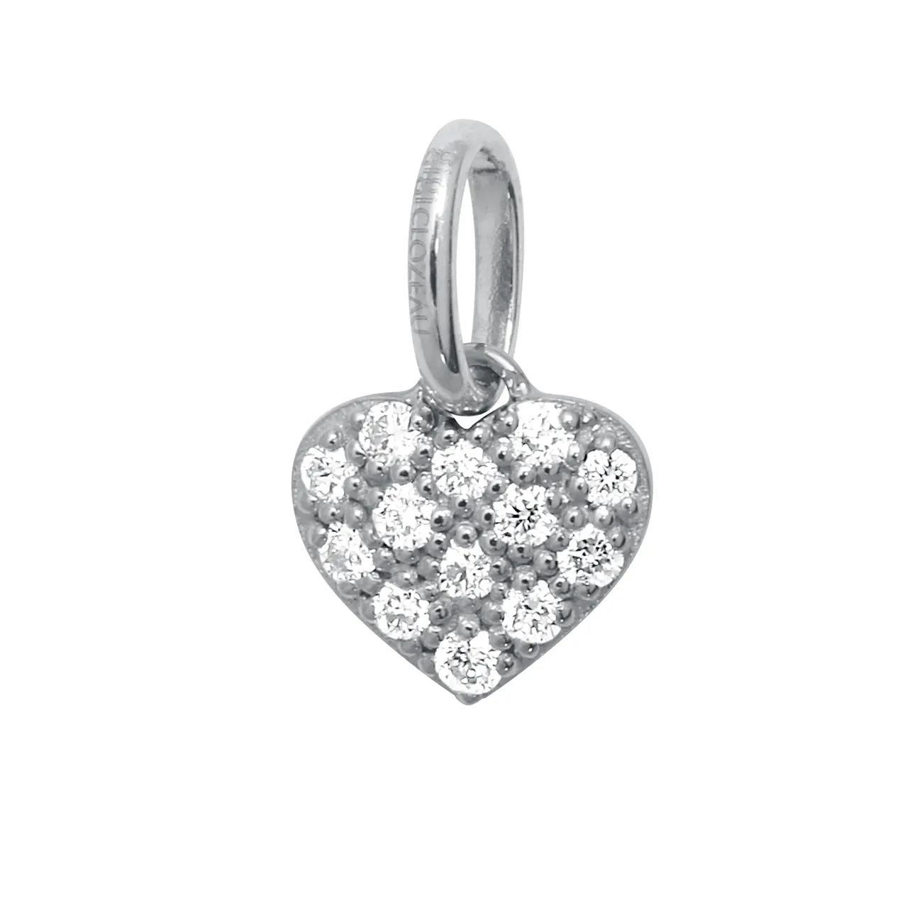 In Love diamond pendant, White Gold