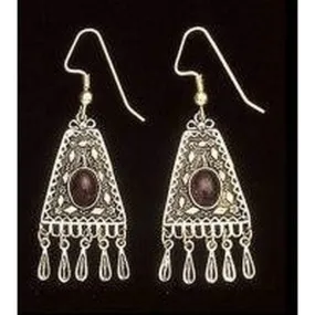 Israeli jewelry sterling silver earrings handcrafted filigree. Gift for her.