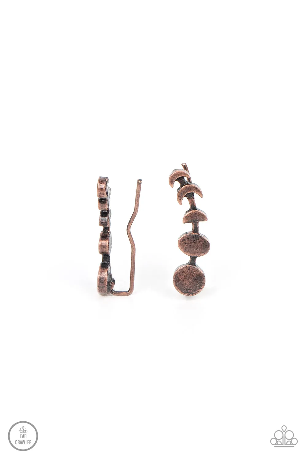 Its Just a Phase - Copper Post Earring