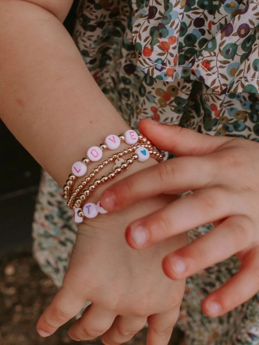 Kid Custom Name Stretch Bracelet