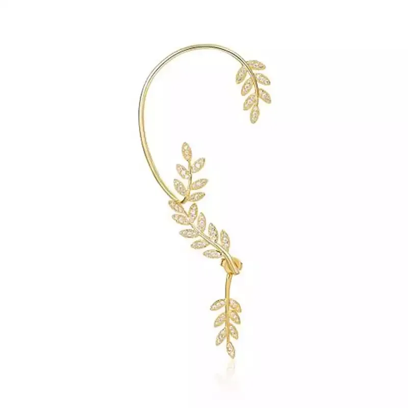 Laurel Leaf Ear Hook / Ear Cuffing