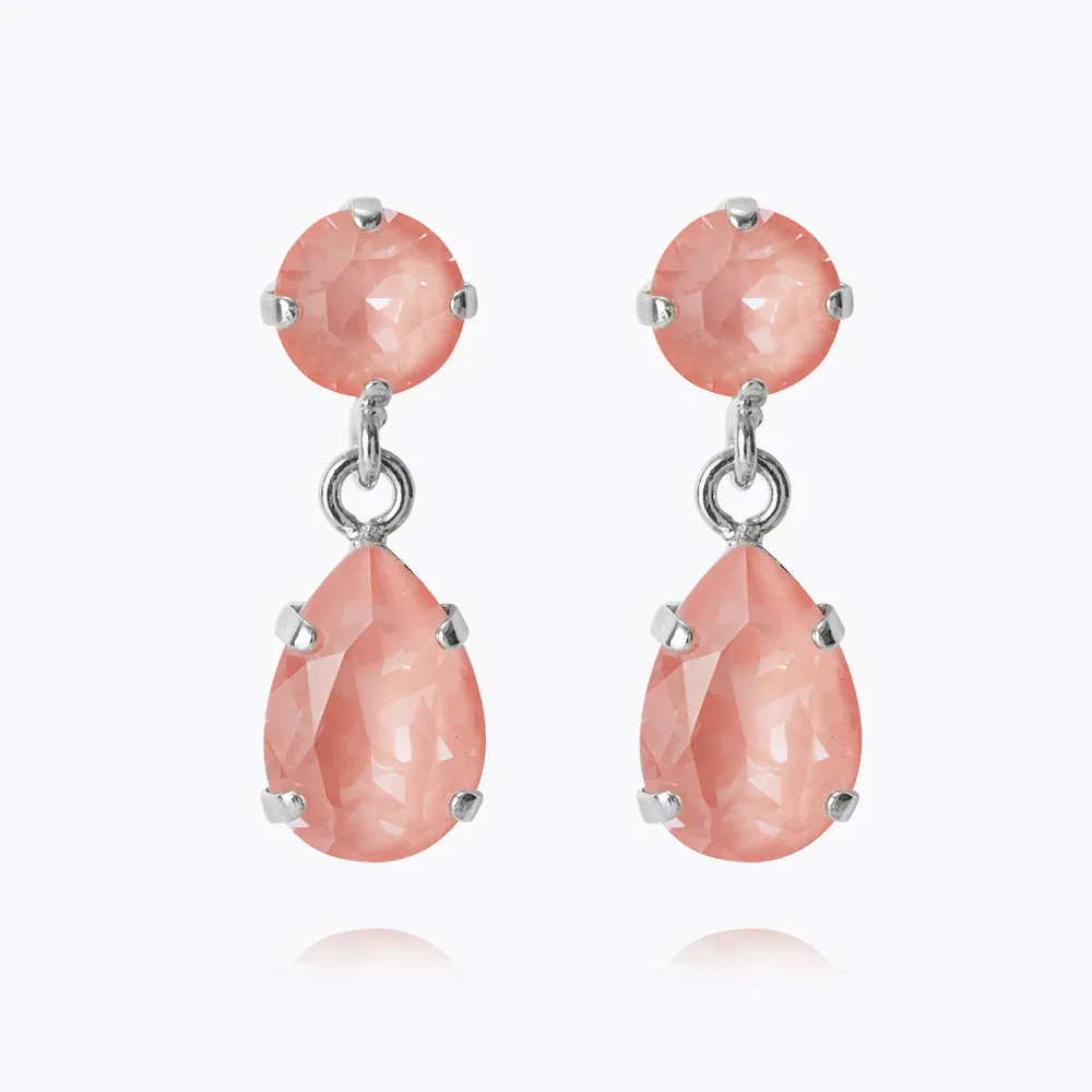 Mini Drop Earrings / Flamingo Ignite