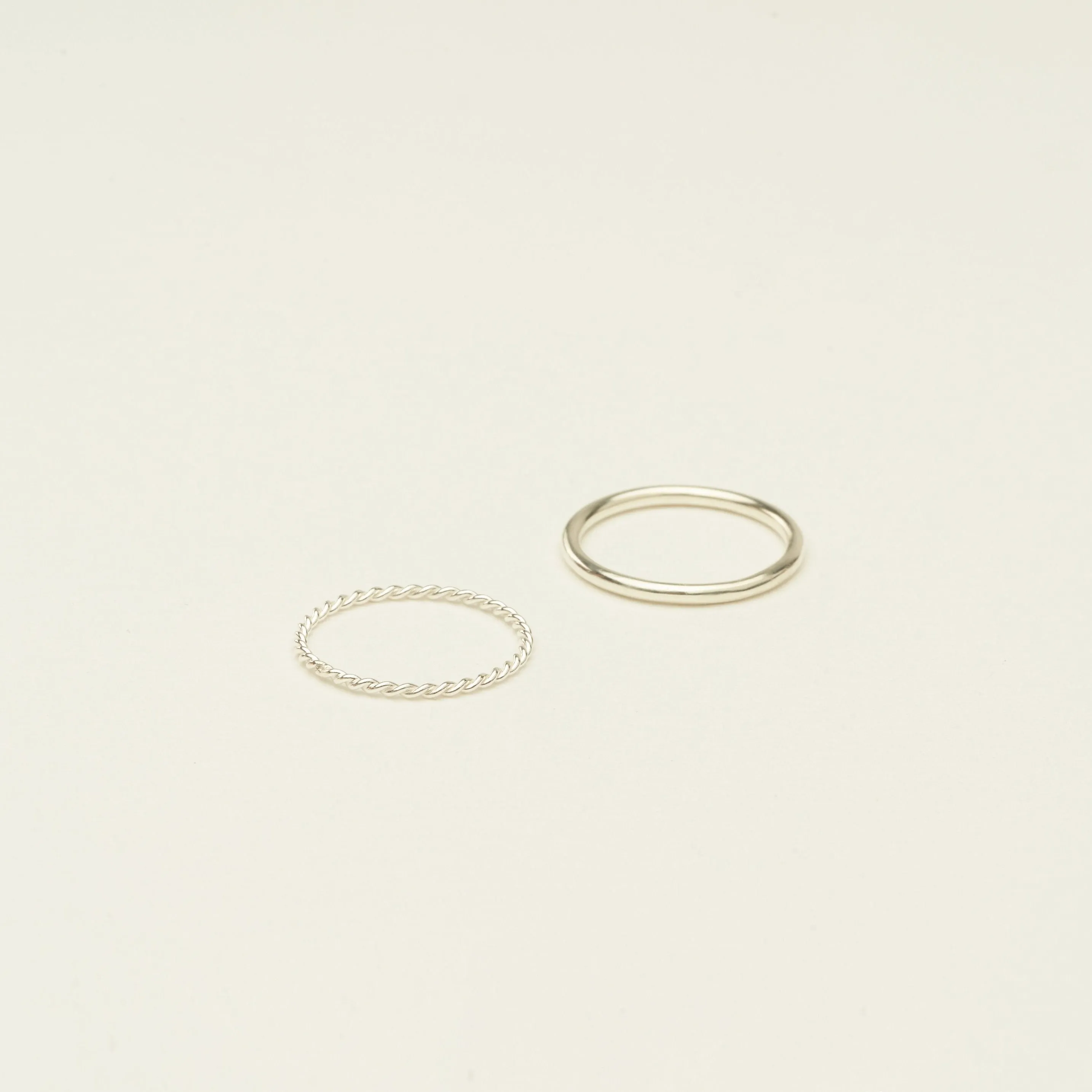 Minimalist Stacking Ring Set