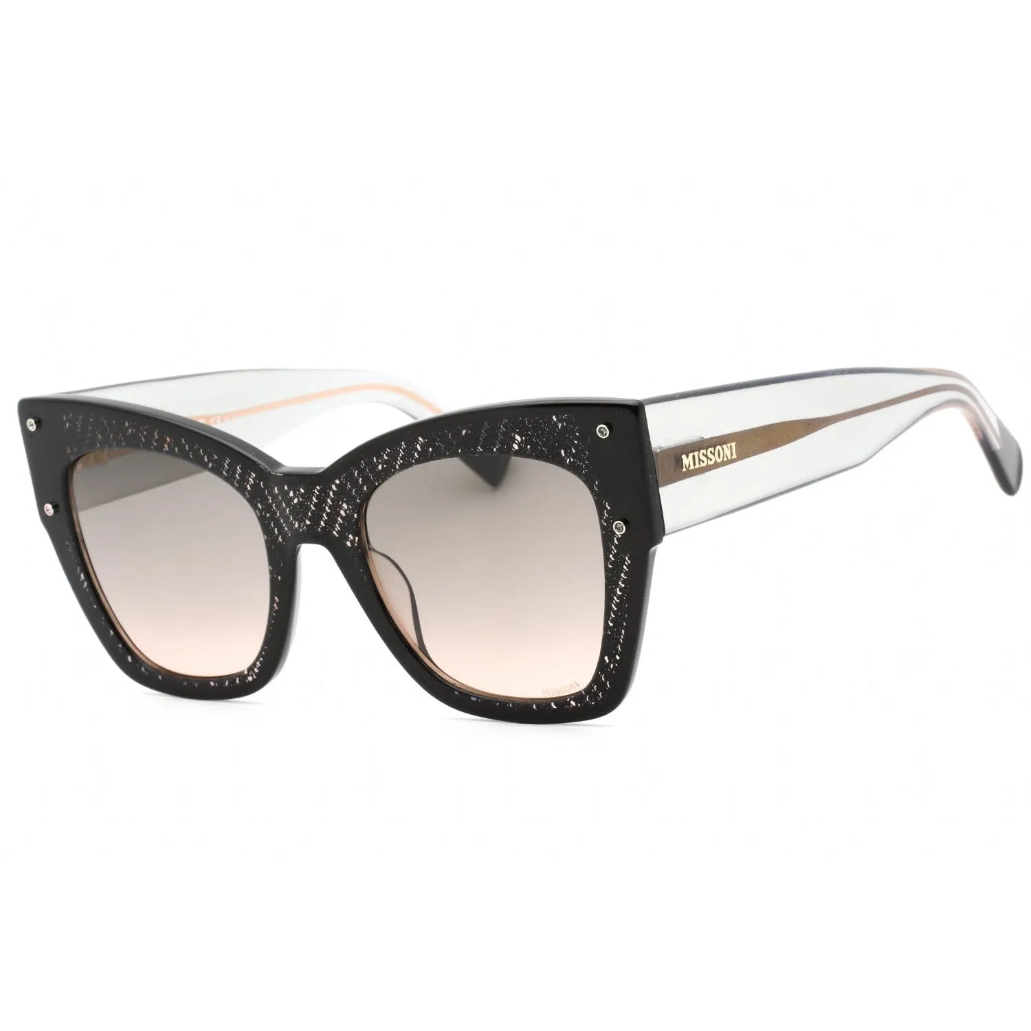 Missoni MIS 0040/S Sunglasses BLACK NUDE/GREY FUCHSIA Women's