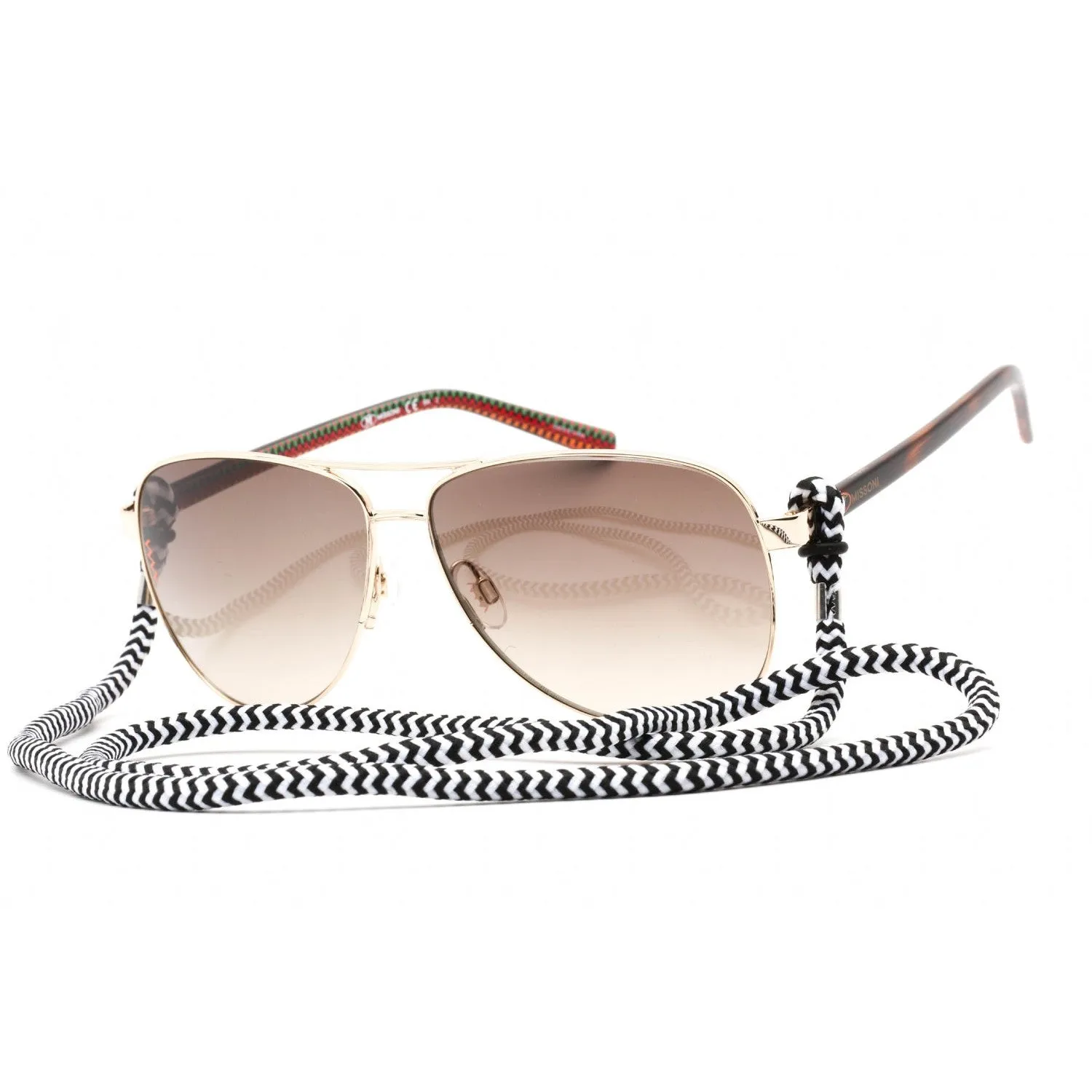 Missoni MMI 0002/S Sunglasses Gold Havana / Brown shaded Women's