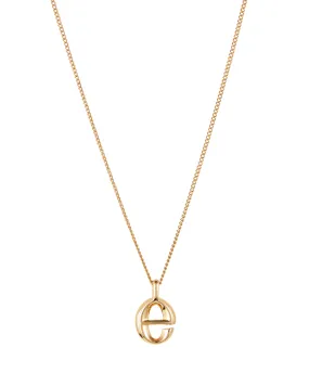 Monogram Necklace - E (Gold)