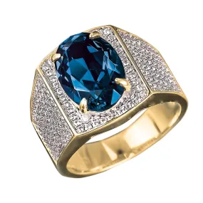 Notorious Blue Men's Ring