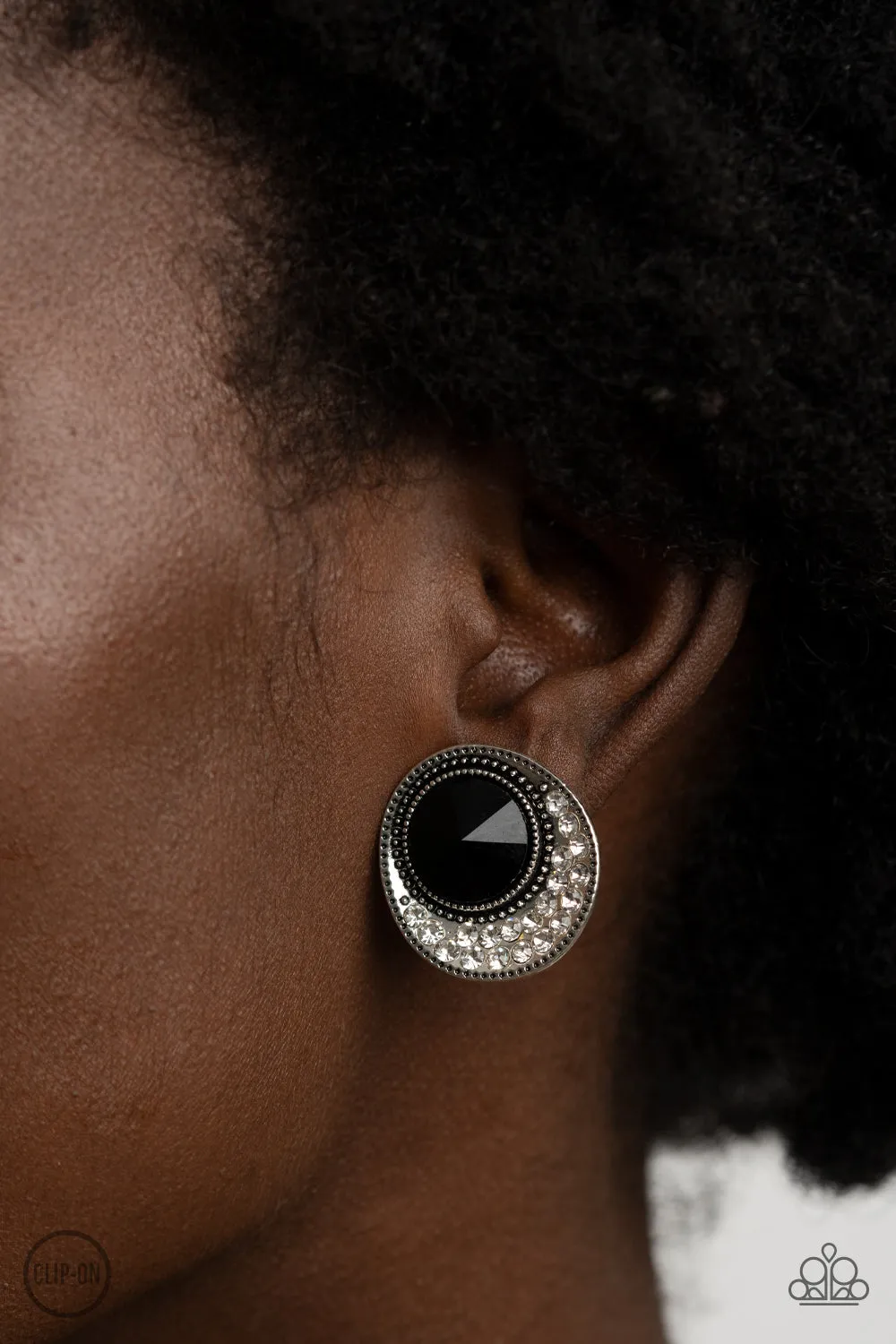 Off The RICHER-Scale - Black Earring