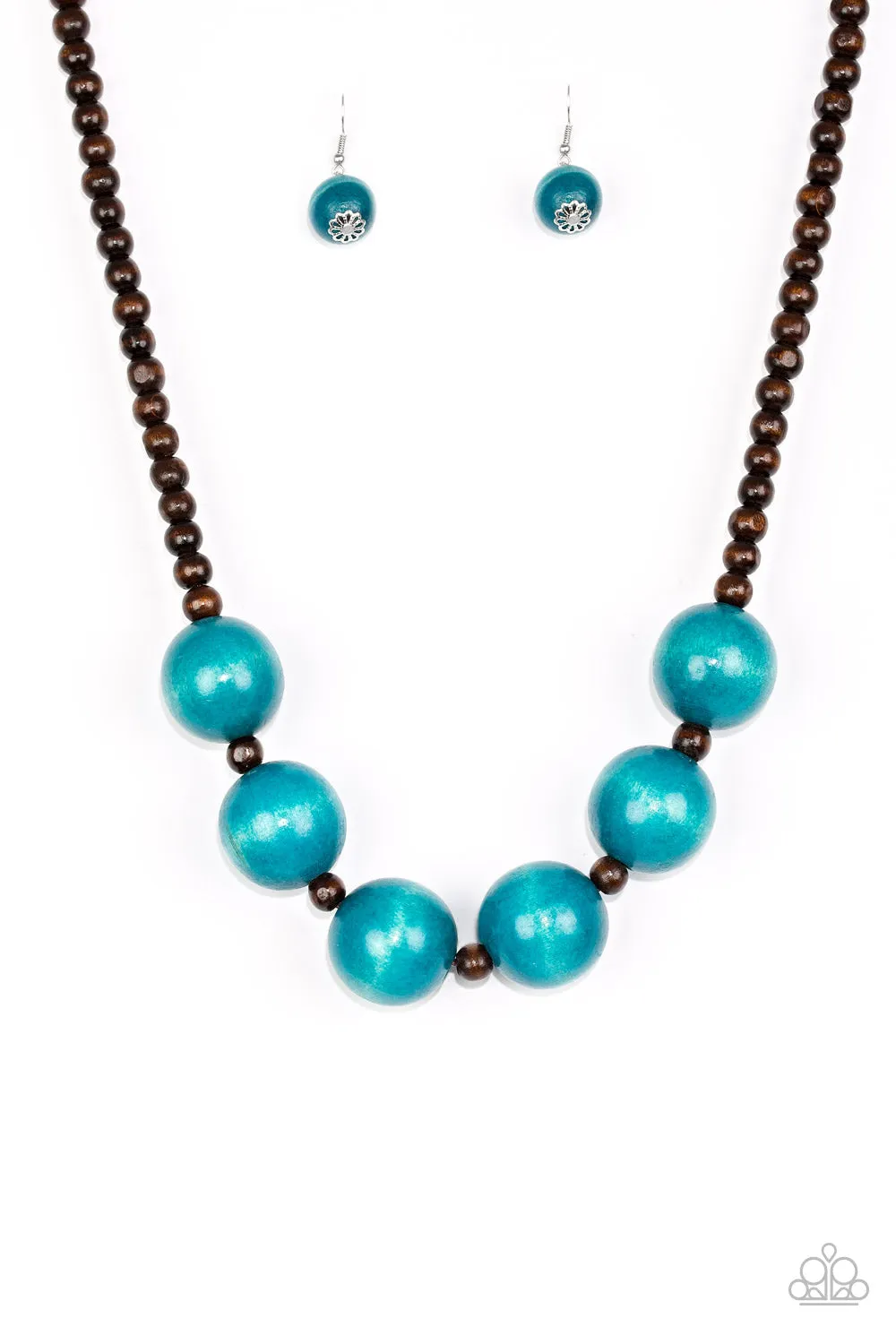 Oh My Miami - Blue Paparazzi Necklace