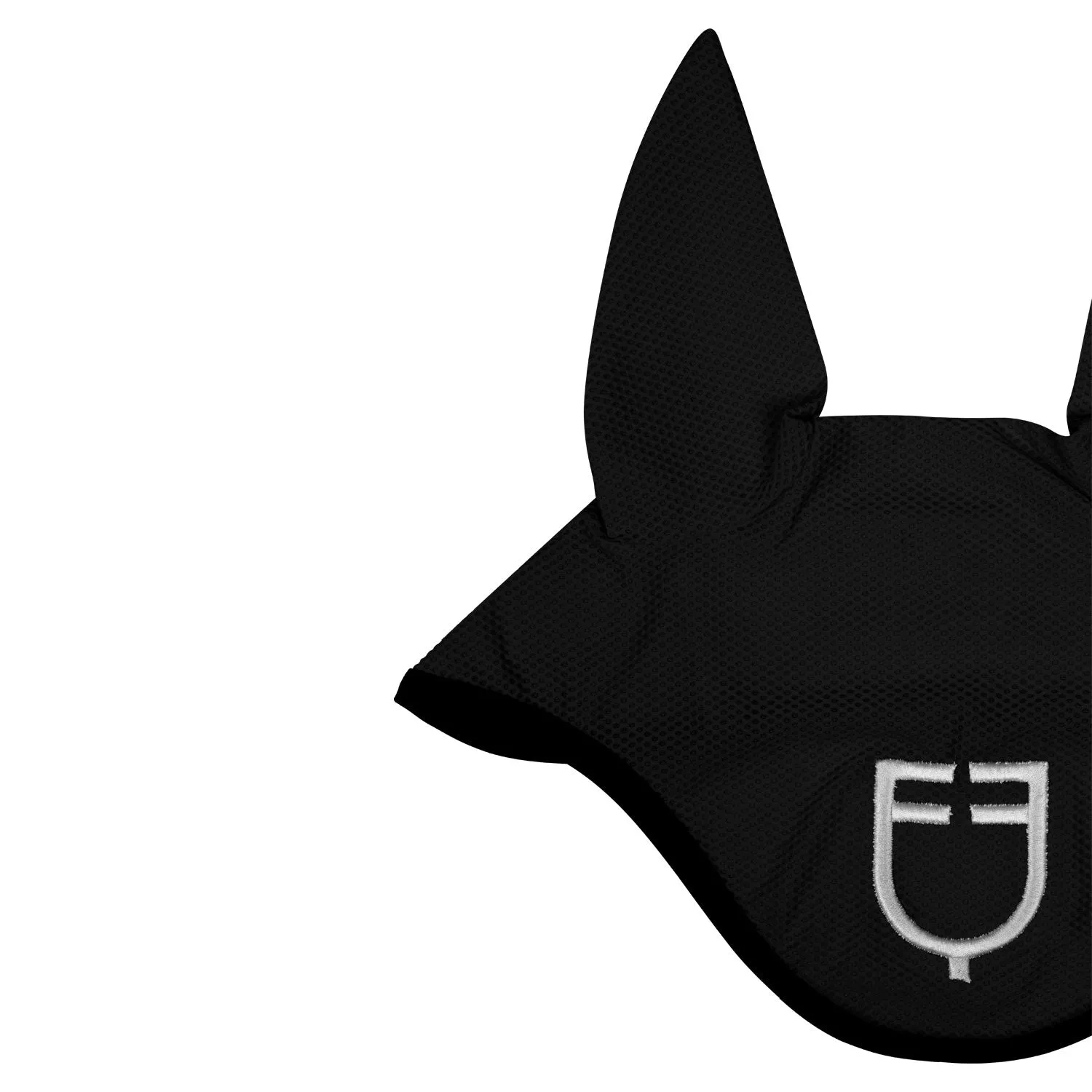 Perforated Ear Bonnet with Logo