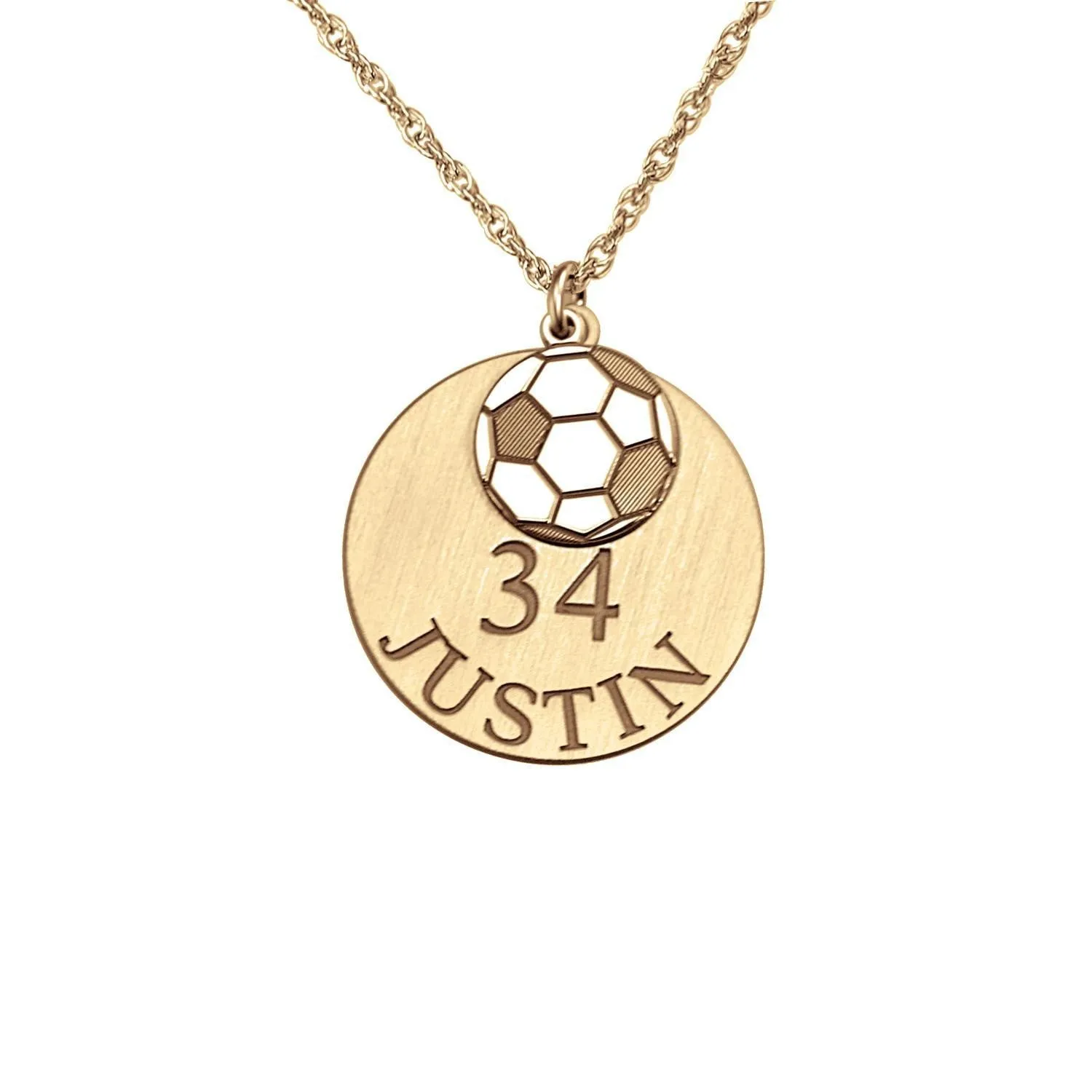 Personalized Soccer Necklace