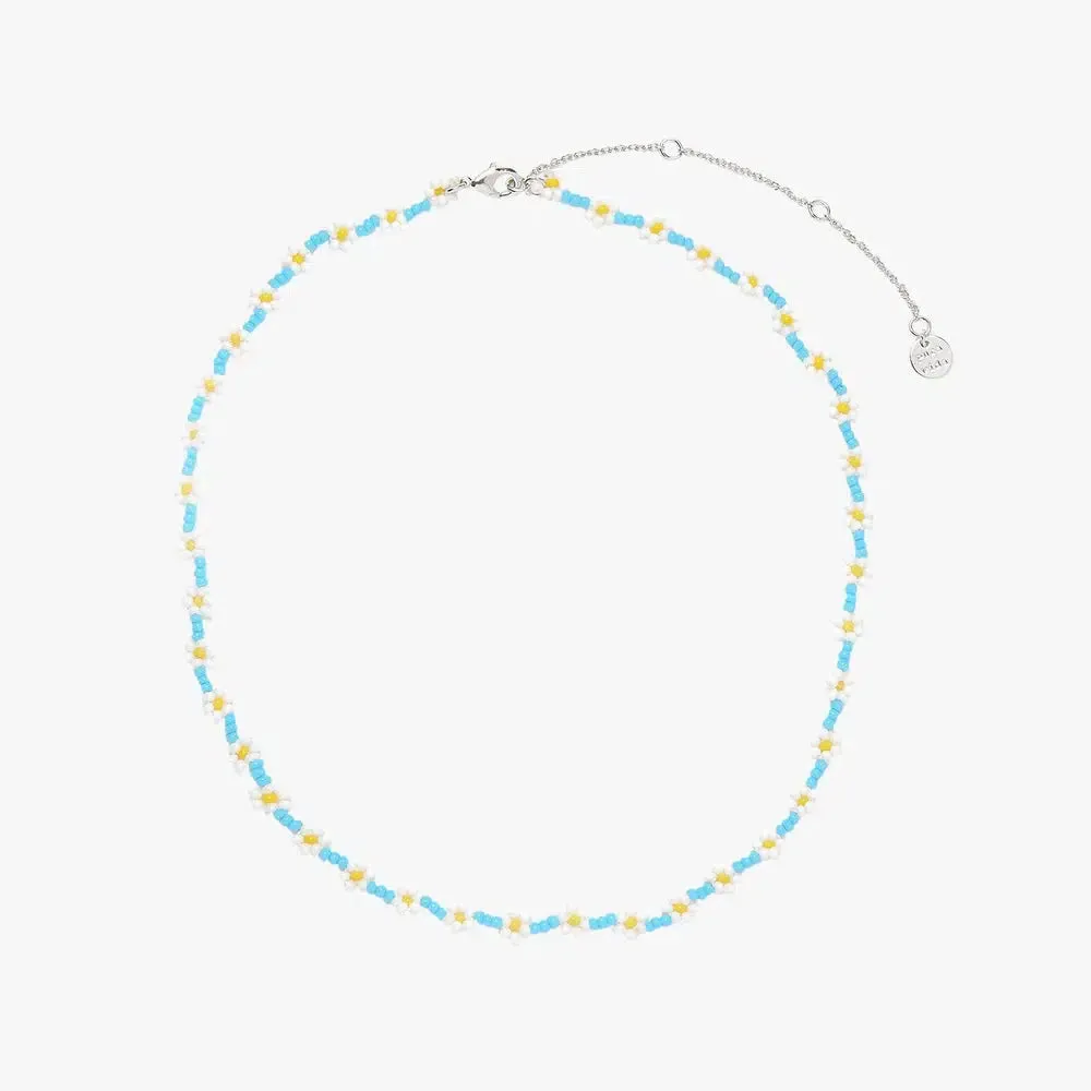 Pura Vida Daisy Seed Bead Choker