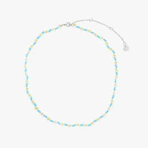 Pura Vida Daisy Seed Bead Choker