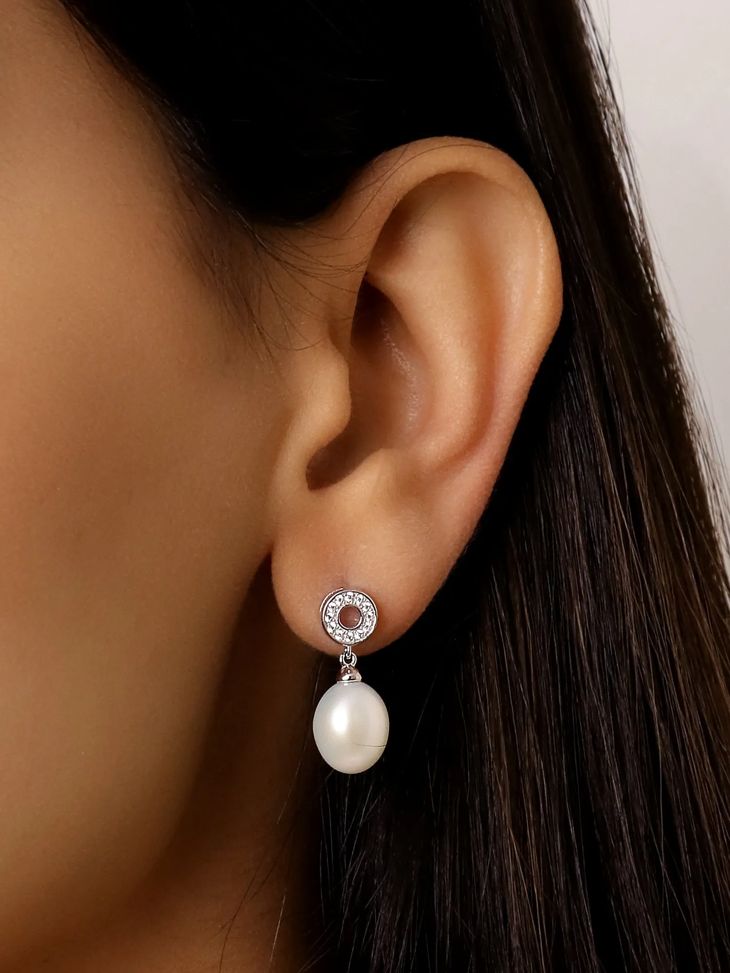 Pure Pearl Drop Earrings