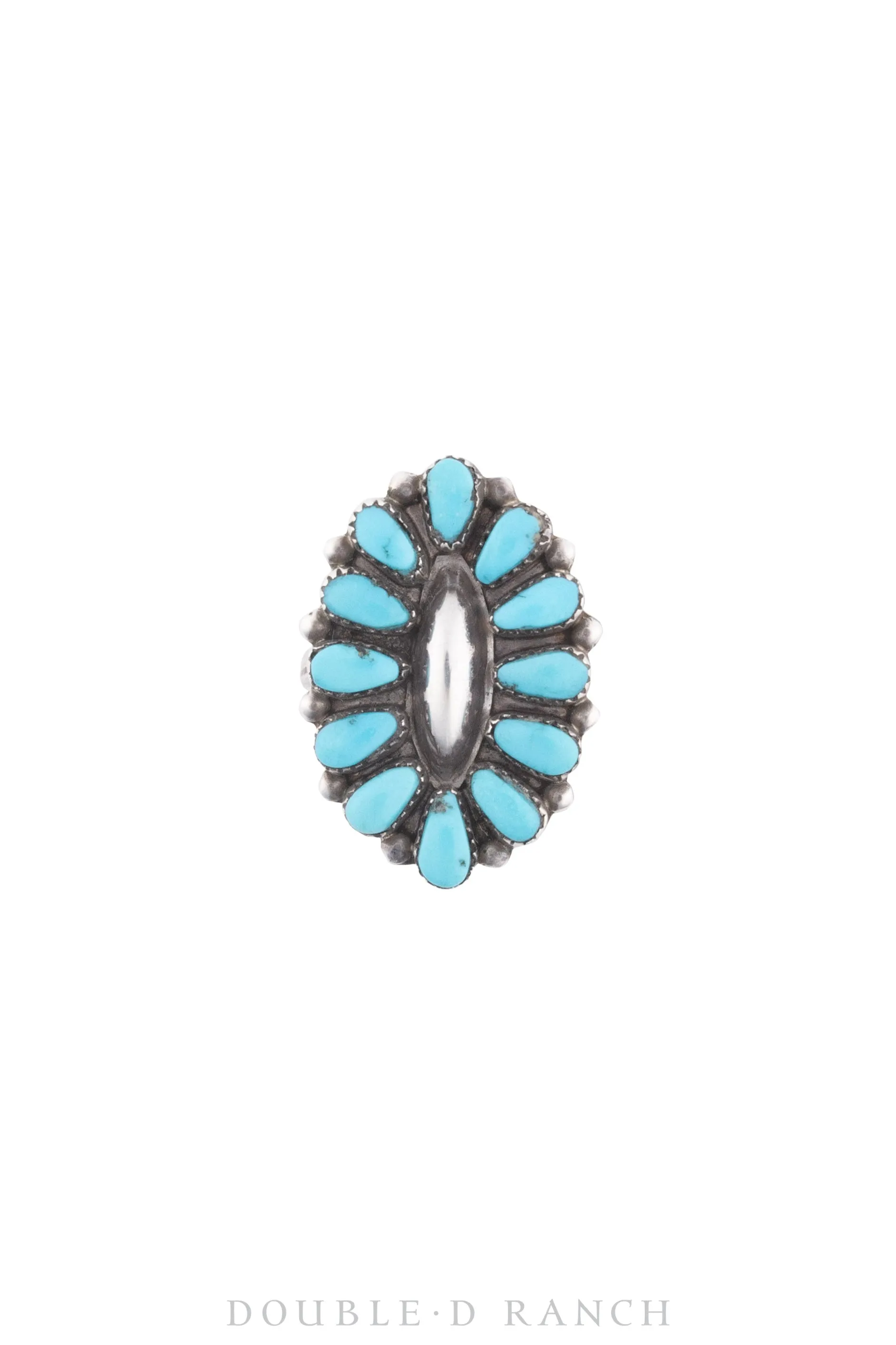 Ring, Cluster, Turquoise, Contemporary, 1326