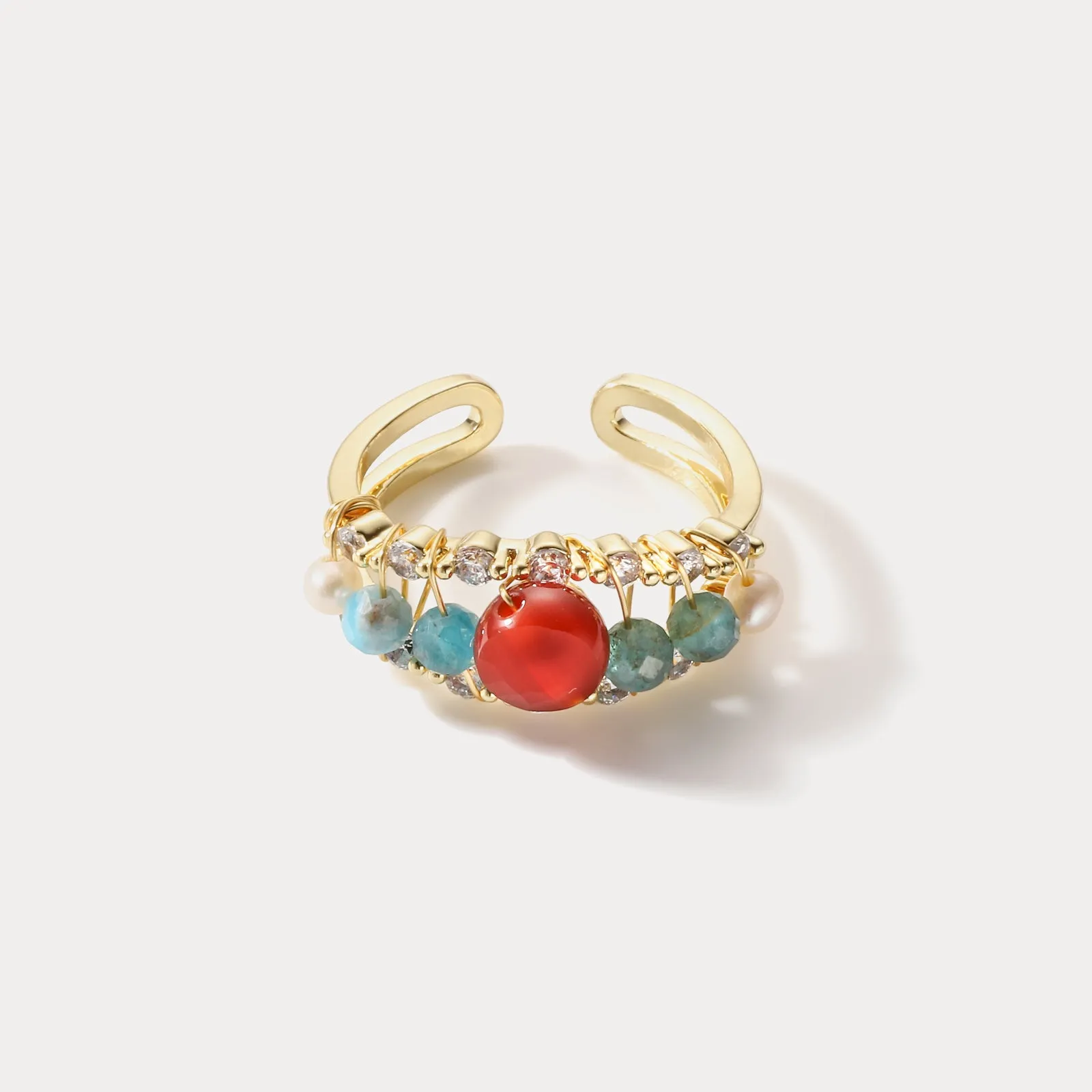 Ruby Bubble Ring