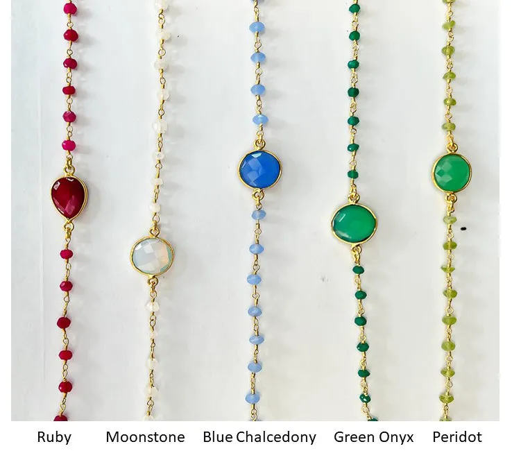 Semi-Precious Vermeil Necklaces