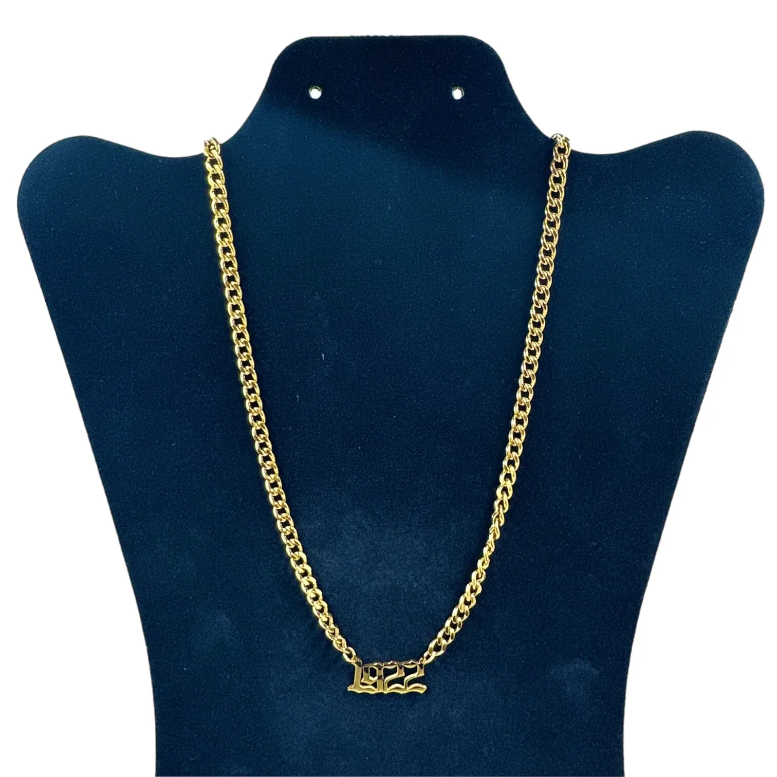 Sigma Gamma Rho 1922 Gold Number Necklace