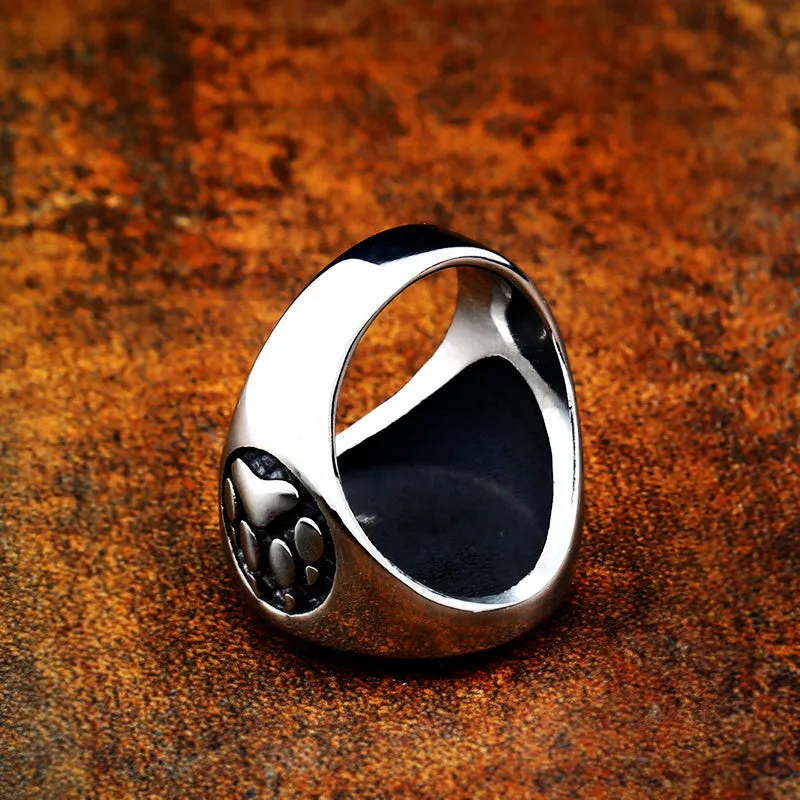 Stainless Steel Celtic Knot Viking Bear Claw Ring