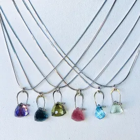 Stirrup Pyramid Pendants