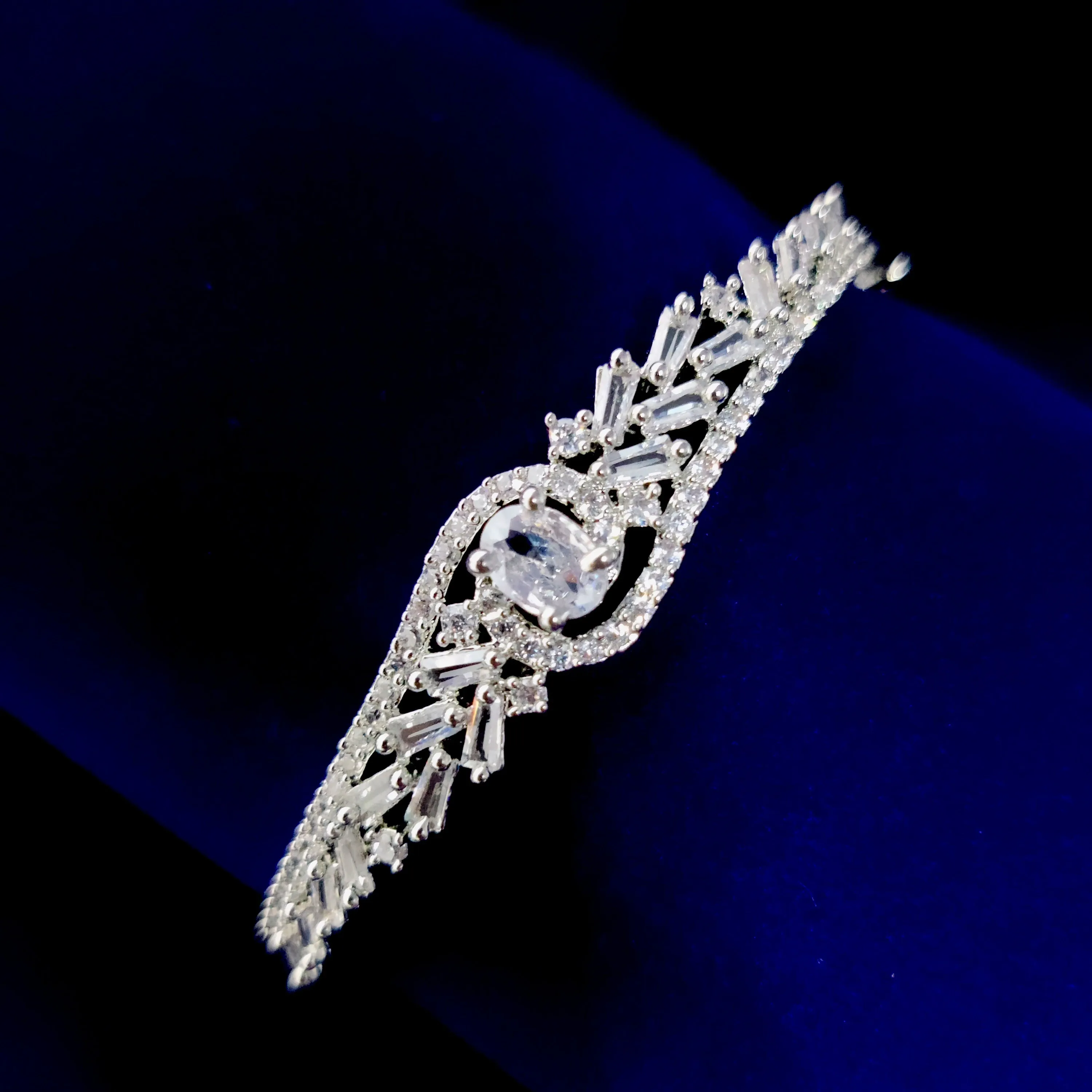 Stunning White Rhodium Bracelet