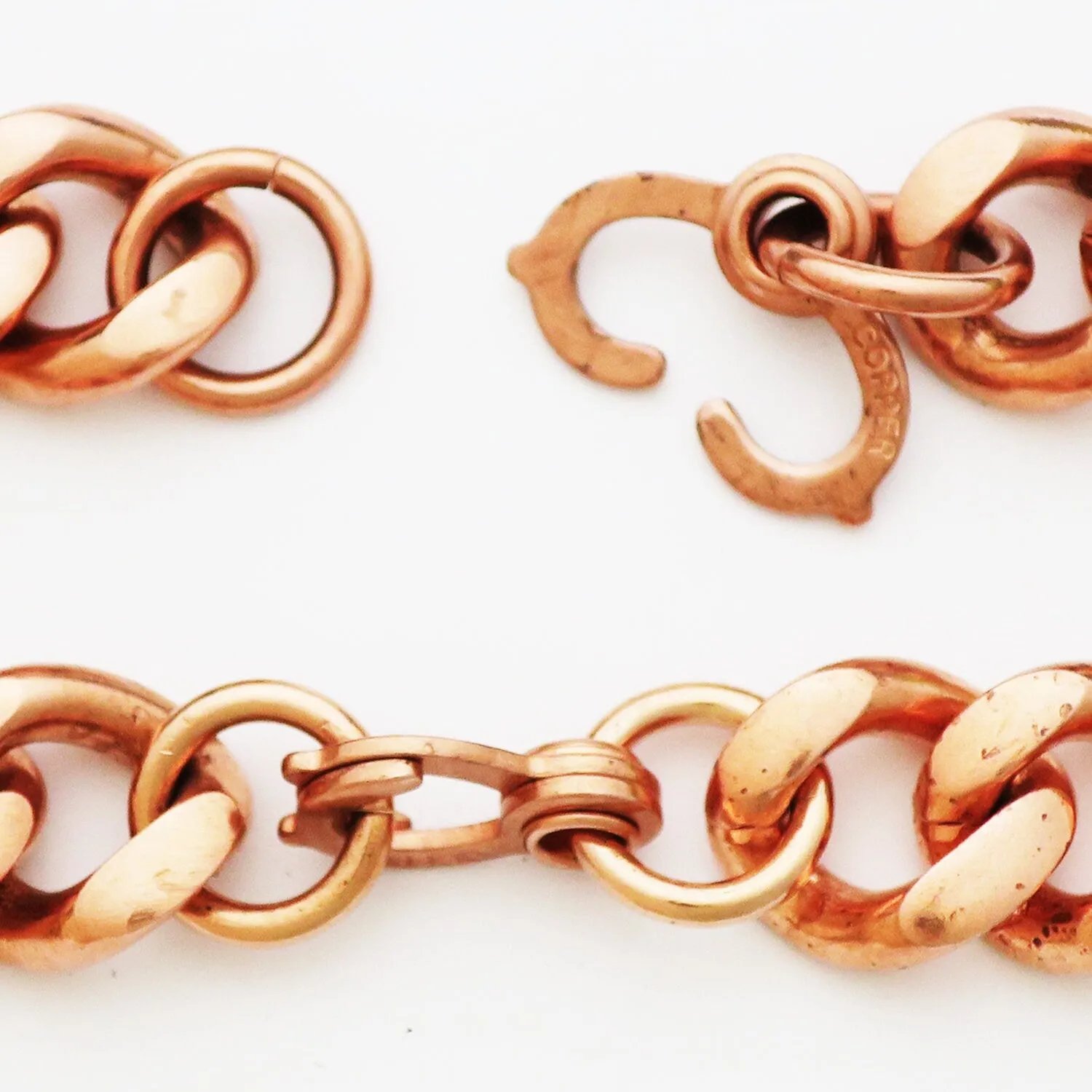 Super Chunky Solid Copper Necklace Chain NC162 Extra Heavy 16mm Copper Curb Chain Necklace 24 Inch Chain