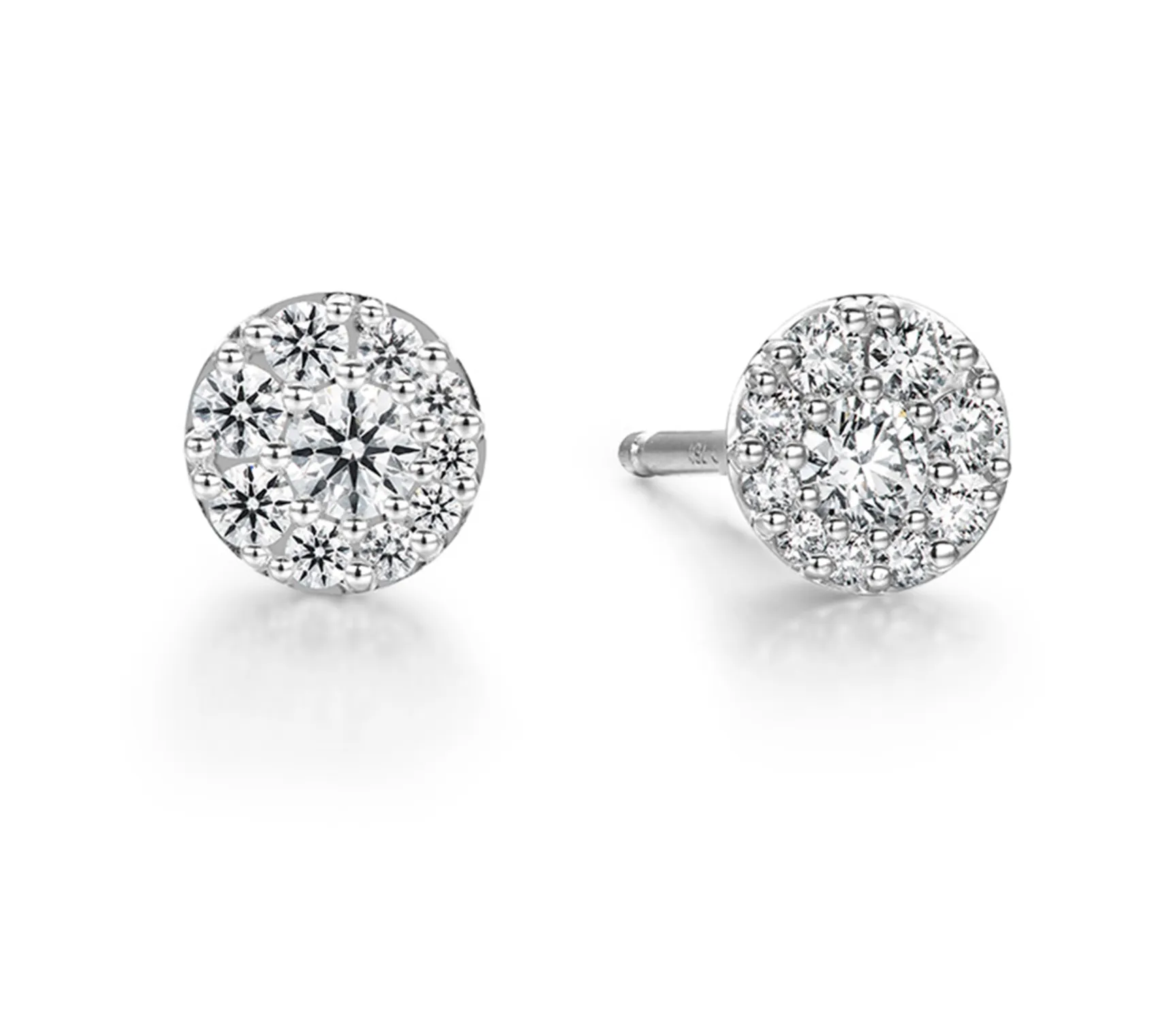 Tessa Diamond Circle Earrings