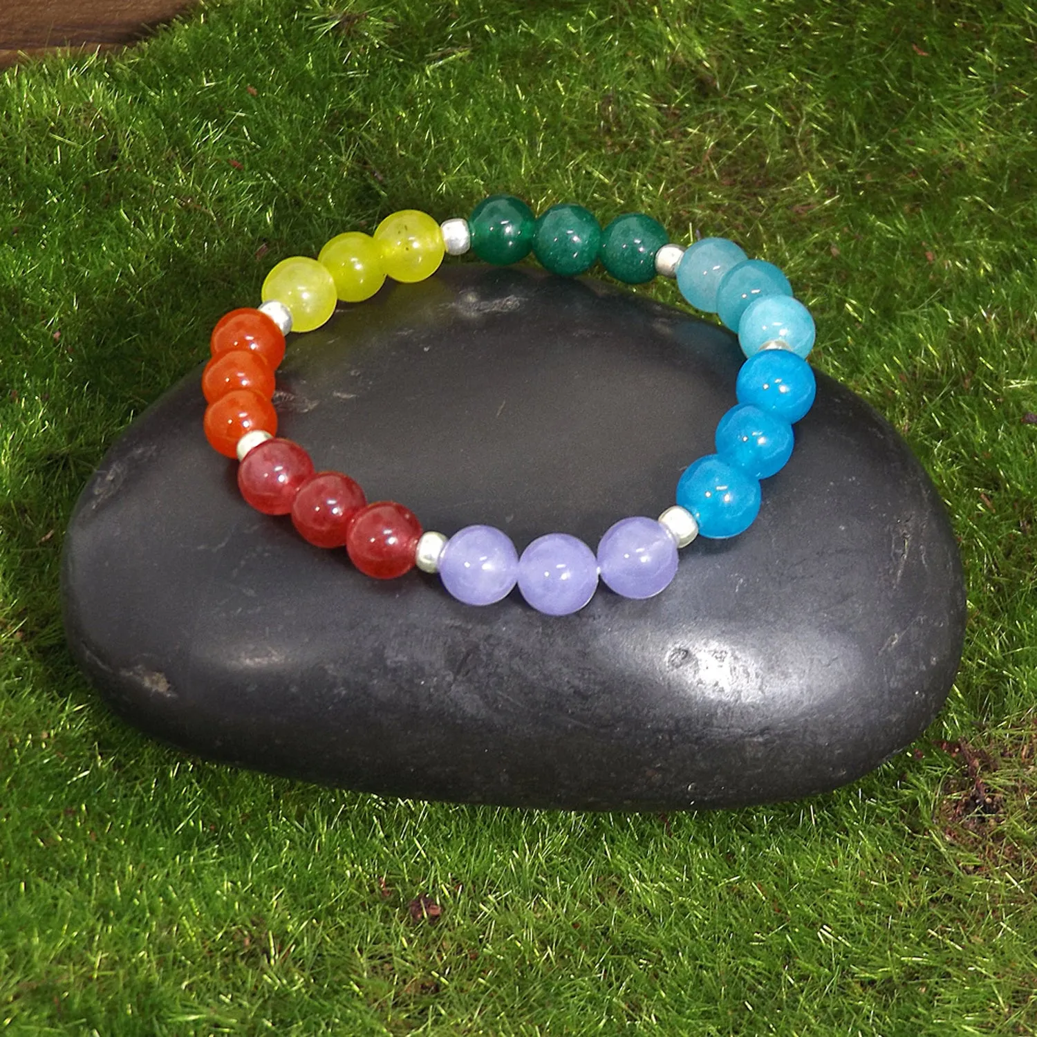 The Seven Chakra Gemstone Healing Bracelet for Balancing Your Chakra