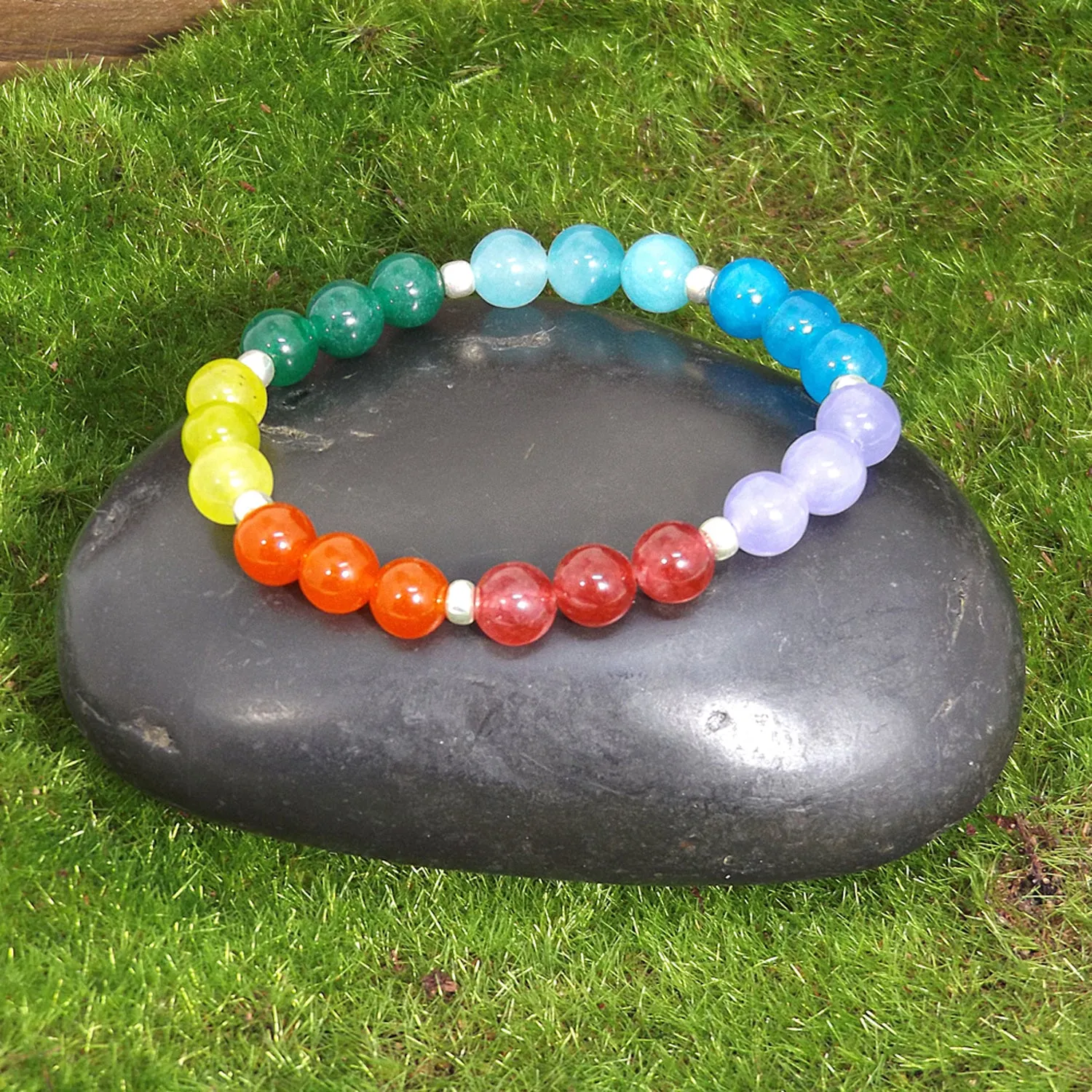 The Seven Chakra Gemstone Healing Bracelet for Balancing Your Chakra