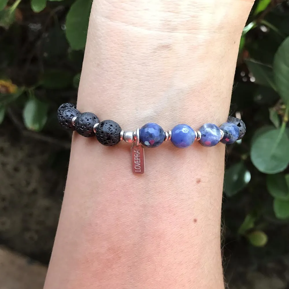 Third Eye Chakra Aromatherapy Bracelet