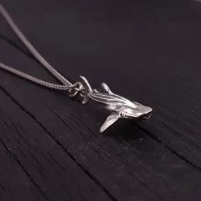 Whale Shark Necklace Solid Sterling Silver