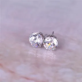 Women Crystal Statement Simple Stud Earrings