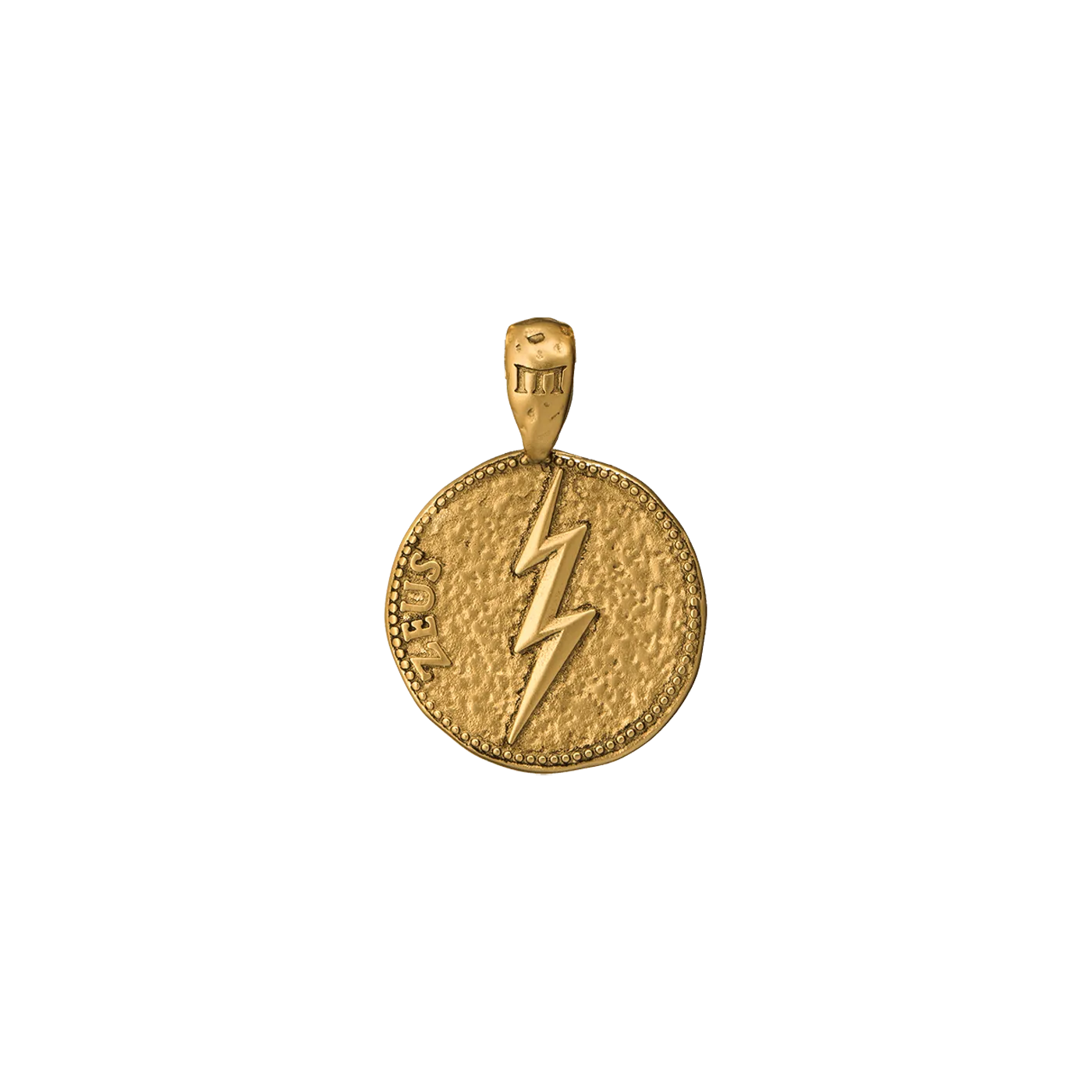 Zeus Pendant - Ancient Gold